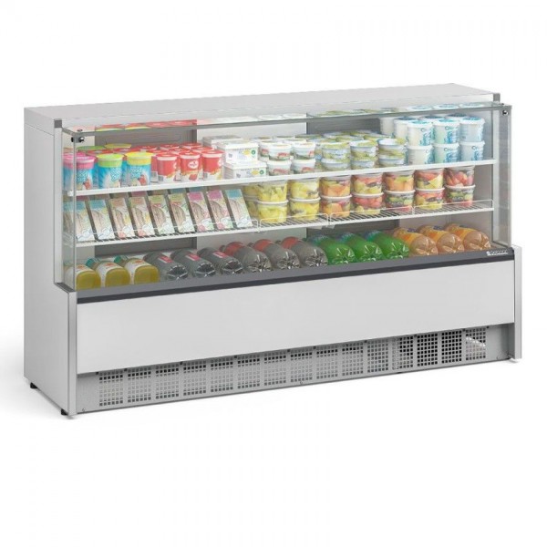 VITRINE REFRIGERADA UNIVERSAL - 1 PLACA FRIA - 2060mm-ILUMINAÇÃO LED -GPSA-205 R BR