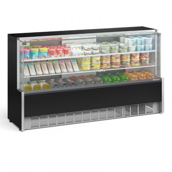 VITRINE REFRIGERADA UNIVERSAL - 1 PLACA FRIA - 2060mm-ILUMINAÇÃO LED -GPSA-205 R PR