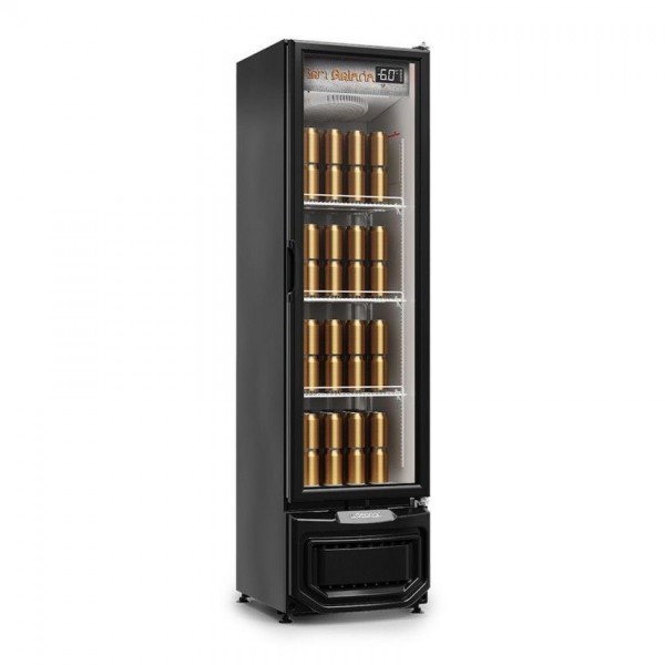 REFRIGERADOR DE BEBIDAS - CERVEJEIRA 228L - CAPACIDADE 60 GARRAFAS 600ML + 20 LATAS 350ML   GCB-23 EV PR