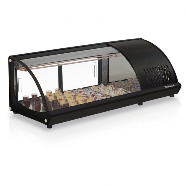 VITRINE REFRIGERADA DE BANCADA - SEM BANDEJAS- GVRB-120 PR