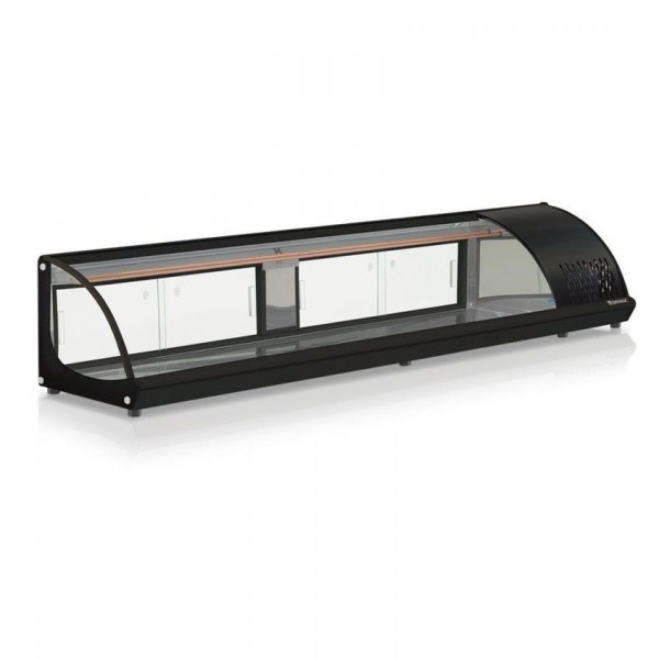 VITRINE REFRIGERADA DE BANCADA -  2115mm- SEM BANDEJAS- GVRB-210 PR