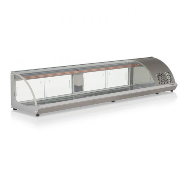 VITRINE REFRIGERADA DE BANCADA -  2115mm- SEM BANDEJAS- GVRB-210 TI