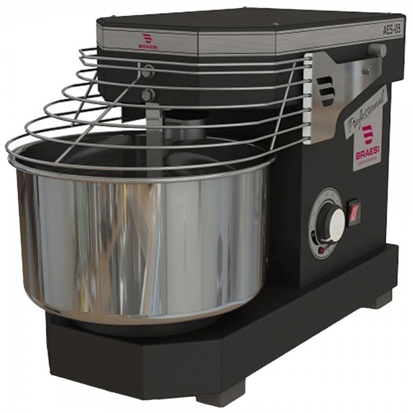 AMASSADEIRA ESPIRAL 5KG BRAESI BIVOLT AES-05 PRETA - BRAESI