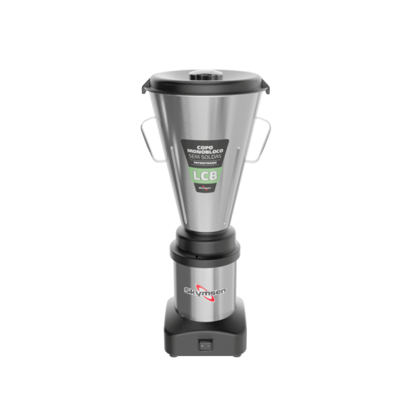 LC8 - LIQUIDIFICADOR COMERCIAL INOX, COPO MONOBLOCO INOX - 0,5 HP-CV 220 V
