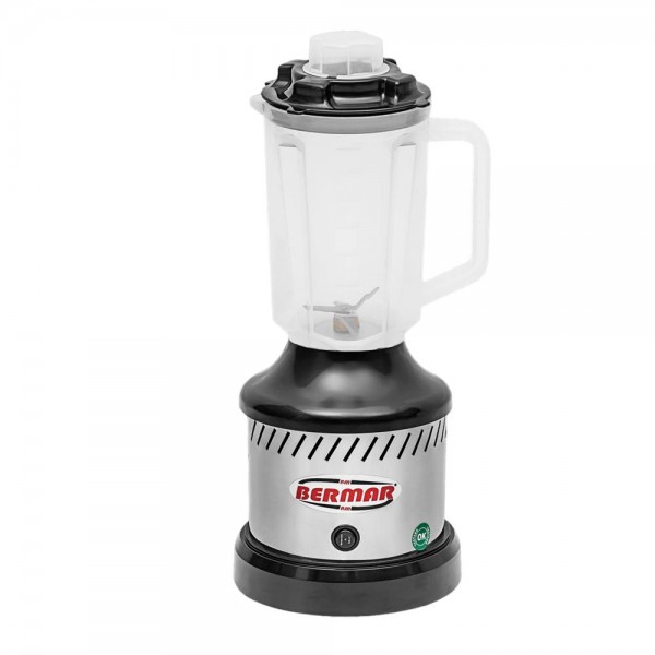 Liquidificador Alta Rotação Bermar 1,75 Litros Preto Copo Plástico BM-132
