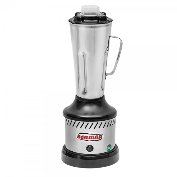 Liquidificador Alta Rotação Bermar 2 Litros Preto Copo Aço Inox BM-134