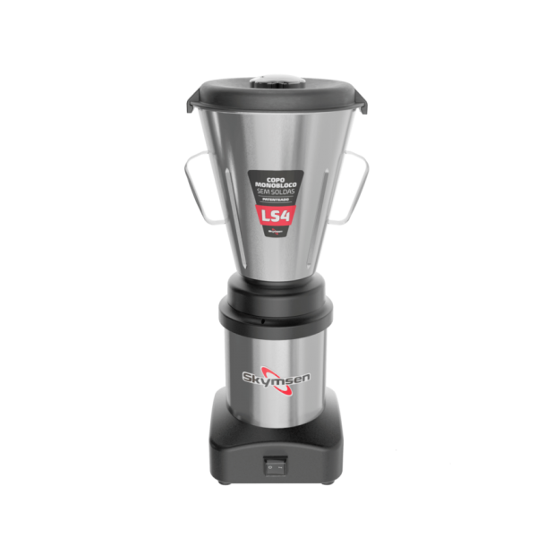 LS4 - LIQUIDIFICADOR COMERCIAL INOX, COPO MONOBLOCO INOX - 0,5 HP-CV 127/220 V