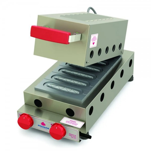 Máquina de Crepe a Gás 6 Cavidades PRK-60G STYLE