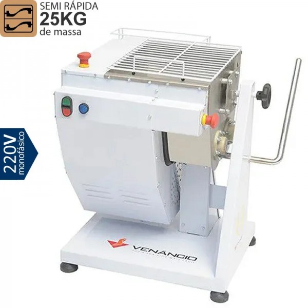 Amassadeira Semi Rápida Basculante 25Kg c/Nr-12 - VENANCIO