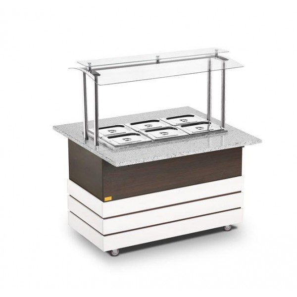 Buffet Módulo Refrigerado MDR 1900 5 Recipientes - REFRIMATE