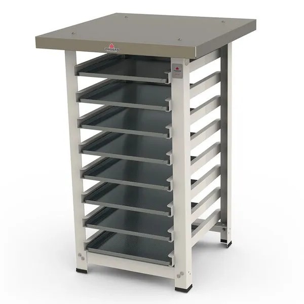 Mesa Desmontável MES-004 para PRP-004 e PRP-004 PLUS- Comporta 8 Assadeiras - Progás
