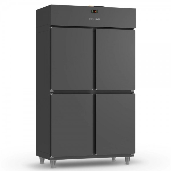MINI CÂMARA REFRIGERADOS PRETA 4 PORTAS 220V MCR4P - REFRIMATE
