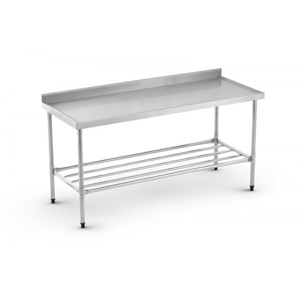 Mesa Inox Espelho Borda 95x300x73 MITEBPT 3000 - REFRIMATE