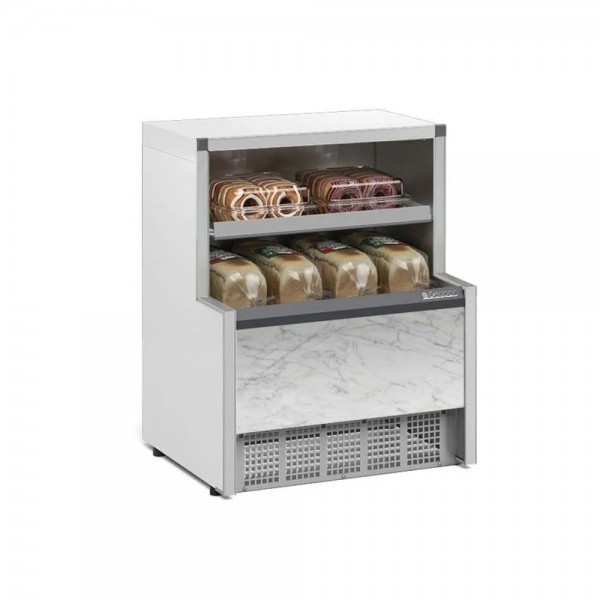 VITRINES NEUTRAS - PRATELEIRAS EM VIDRO TEMPERADO- 740mm- Módulo balança e vitrine neutra- MPBA-075 TI