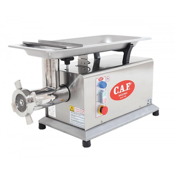 Picador / Moedor de Carne boca 98 CAF 98 D/S-TI Total Inox (NR-12 Eletrônica) - CAF