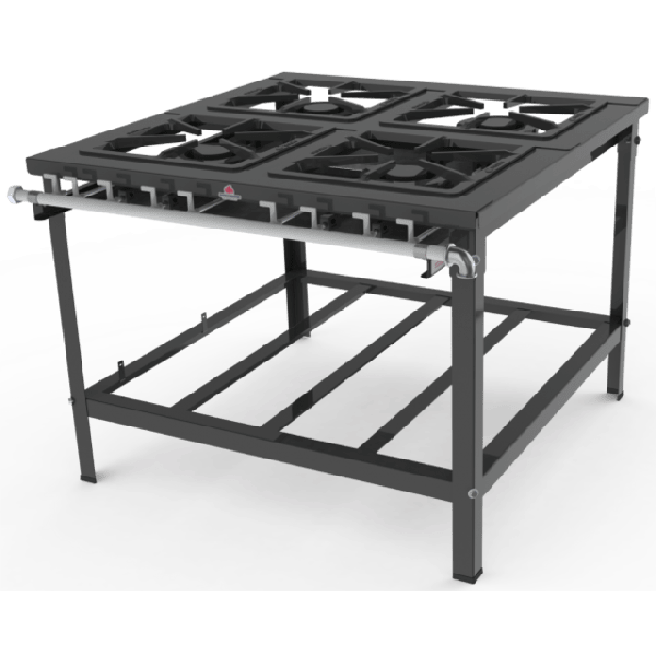 Fogão Industrial 4 Queimadores Duplos PMD-400F - Progás
