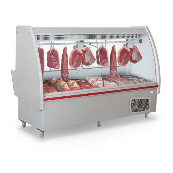 BALCÃO FRIGORÍFICO AÇOUGUE ‘POP’ -  2093mm-SEM BANDEJAS E TENDAL SIMPLES- GAPS-210 D CZ