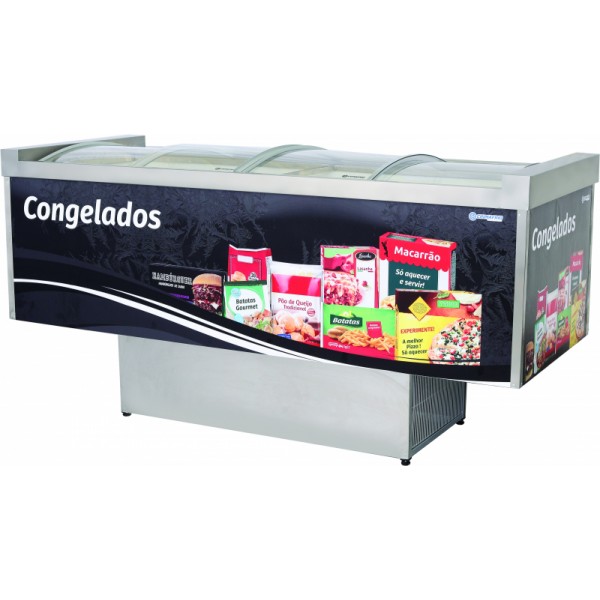 ILHA CONGELADOS VIDRO CURVO - chimafrio