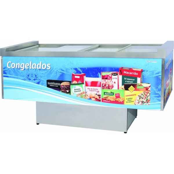ILHA CONGELADOS VIDRO RETO - chimafrio