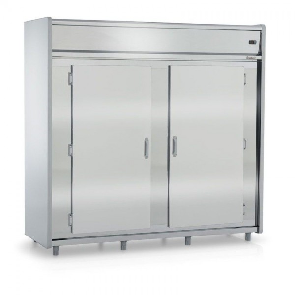 MINI-CÂMARA REFRIGERADA AÇOUGUE - AÇO INOX 430 - 1790mm-CONTROLADOR ELETRÔNICO- GMCR-2600 AI