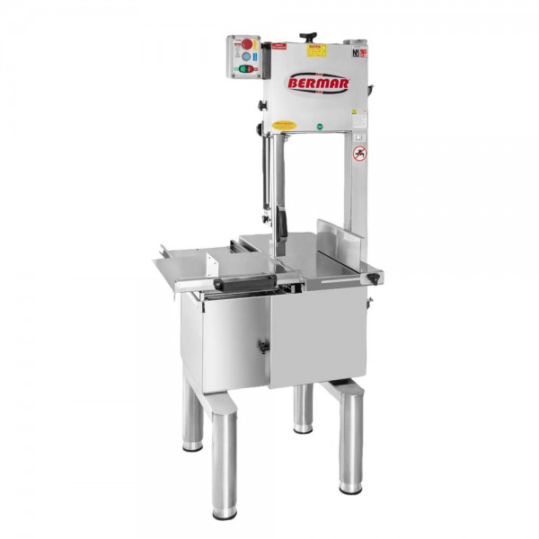 Serra Fita de Coluna Bermar 2,82m Inox Mesa Móvel BM-150 Bivol