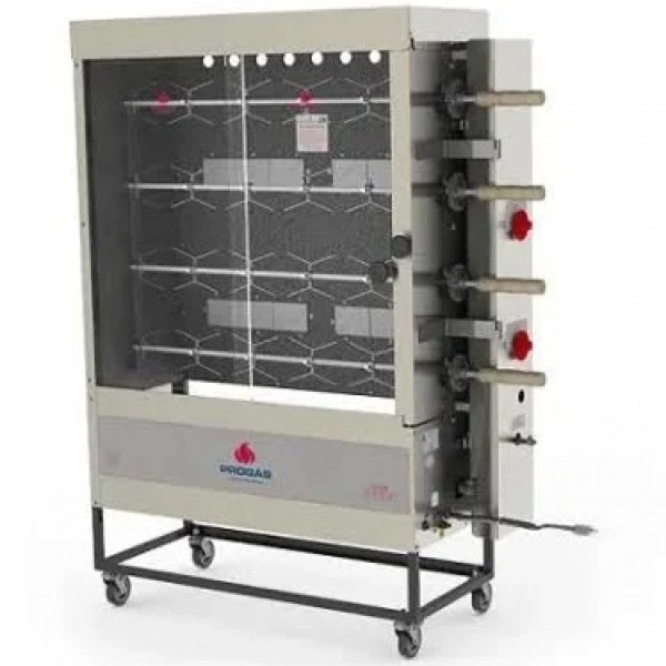 Forno Assador Rotativo Progás PR-623 Para Frango 4 Espetos