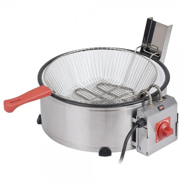 Tacho de Fritura Elétrico 7,5 Litros Bacia Esmaltada
