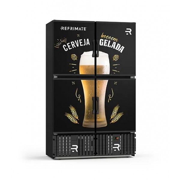 Visa Cooler Storage Porta Sólida 900L - REFRIMATE