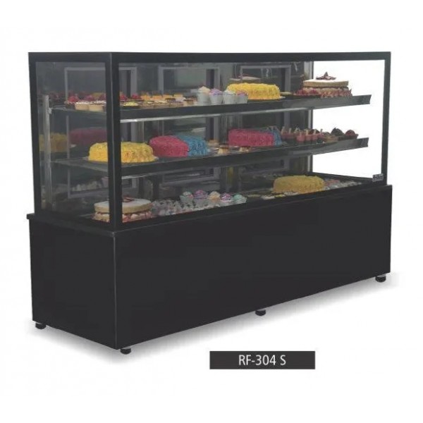 Vitrine Refrigerada 2,00m Linha modular Inox RF304 S Frilux
