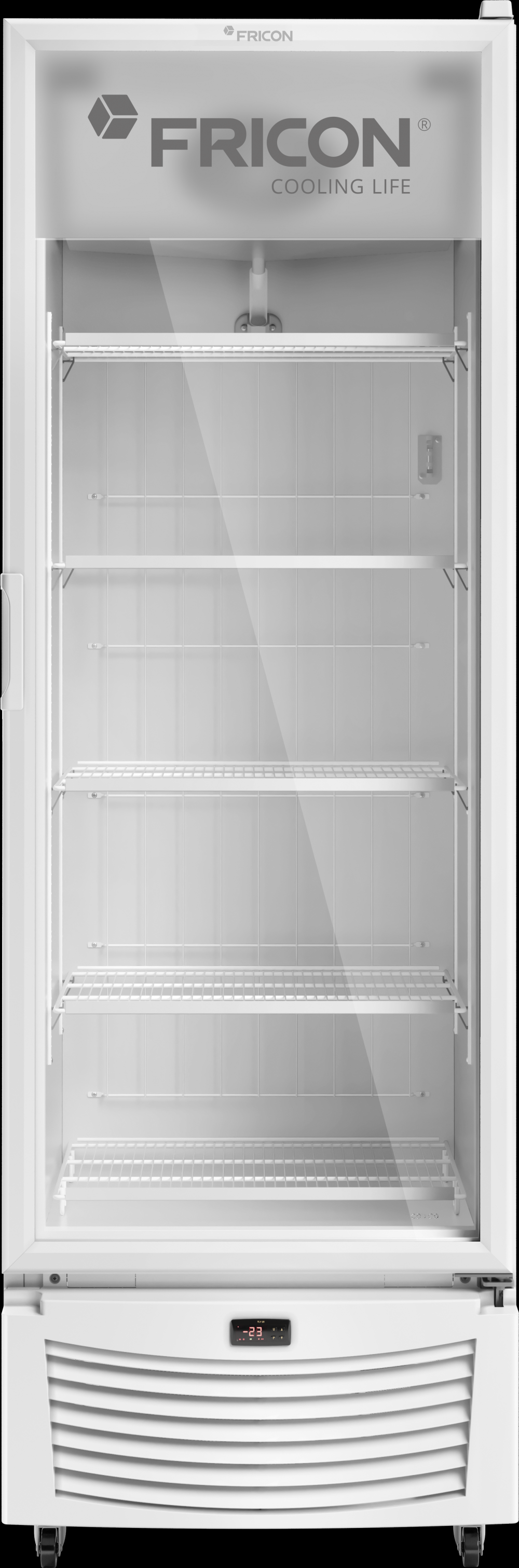 Conserv. Baixa Temper. Porta Vidro Triplo c/ back light - 569 litros - Branco ou preto