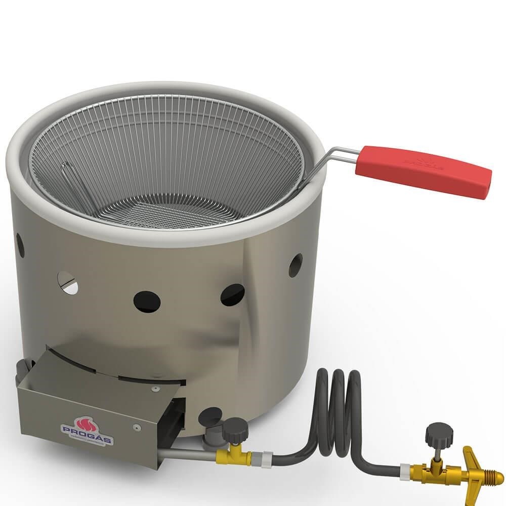 Tacho Fritador Redondo Progás a Gás Alta Pressão com Capacidade de 3 Litros PR-310G G2