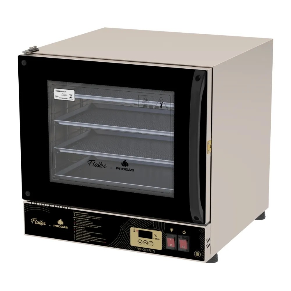 Forno Turbo Eletrico Digital Fast Oven Prp-004 Plus Flakes Preto 220V - Progas