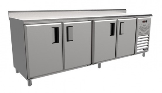 BALCAO SERVICO REFRIGERADO 2500 PRIME EXT INOX/INT ALUZ LISO ESP - VENANCIO