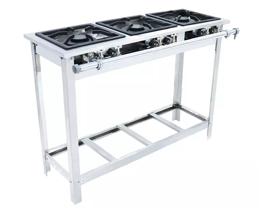 FOGÃO A GÁS EXTRA INOX 3 QUEIMADORES MISTOS 2QD/1QS ESP FORNO - VENANCIO