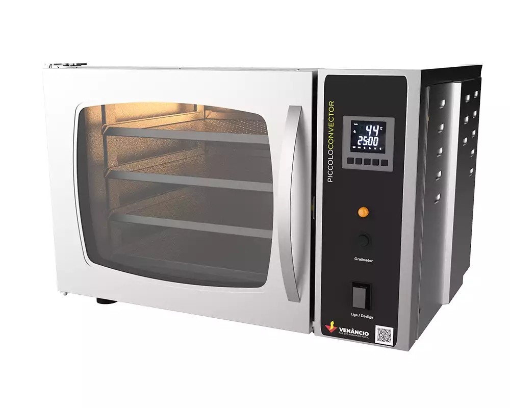 FORNOS CONVECTOR PICCOLO 4 EST ELÉTRICO COM VAPOR - VENANCIO