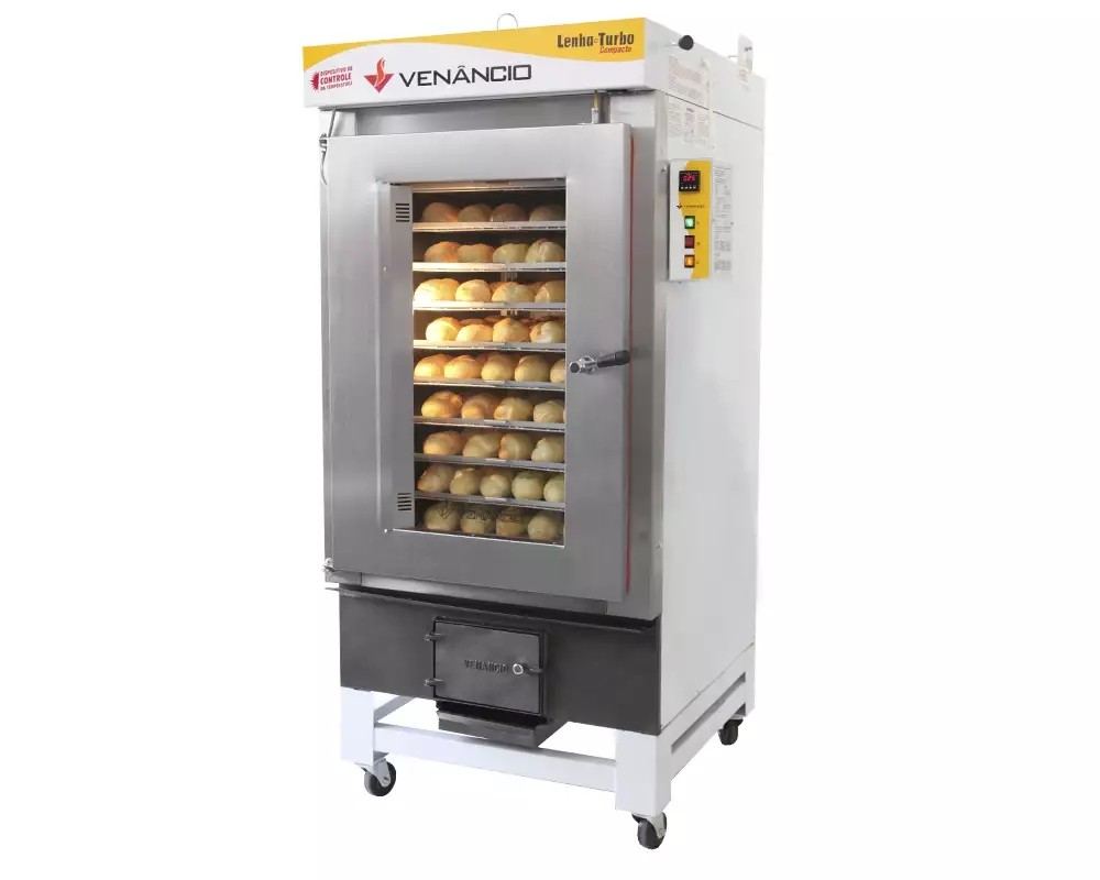 FORNO TURBO CICLONE LENHA P/ 10 EST FORNALHA FRENTE - VENANCIO