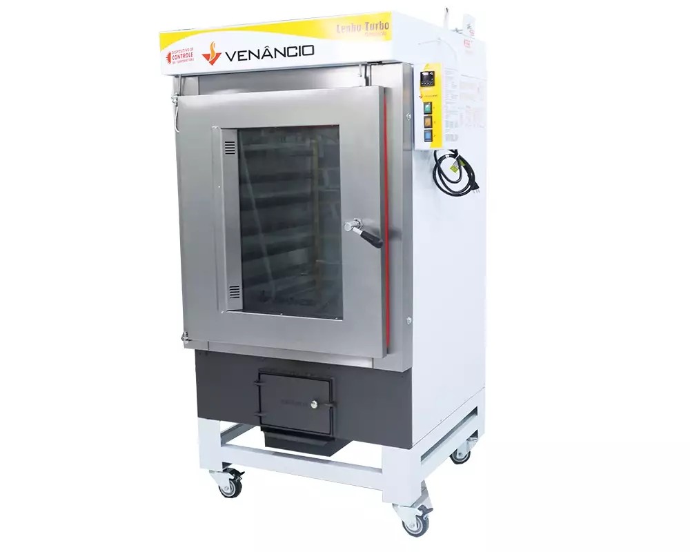FORNO TURBO CICLONE LENHA P/ 8 EST FORNALHA NA FRENTE - VENANCIO