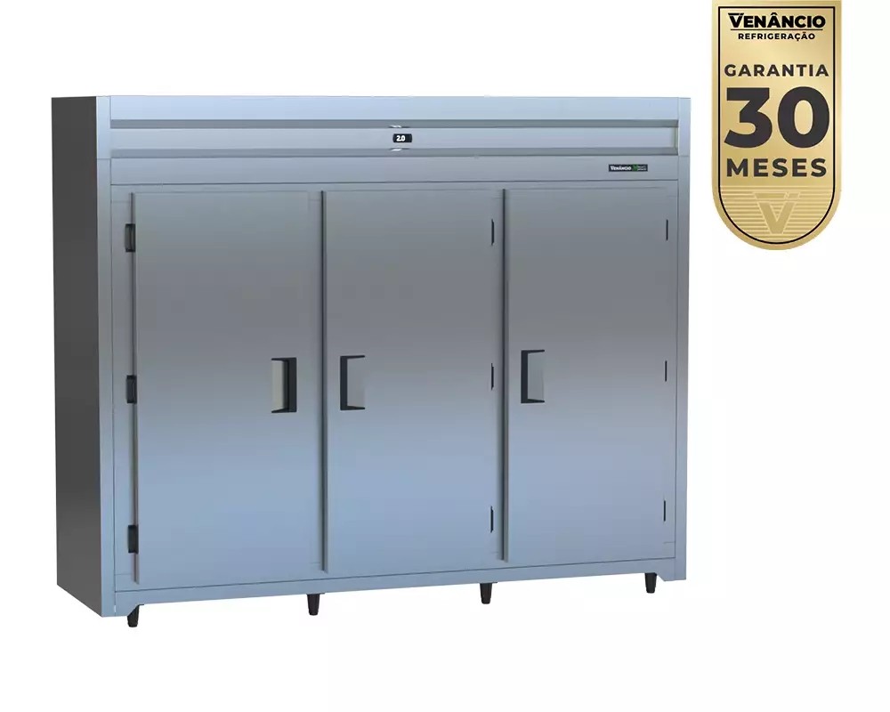 REFRIGERADOR MINI CAMARA 2400 EXT INOX/INT ALUZ PRATELEIRA - VENANCIO