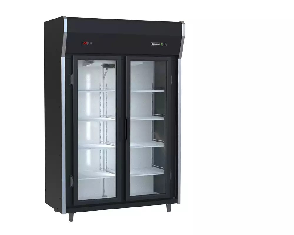 REFRIGERADOR EXPOSITOR VERTICAL 2 PORTAS FRIOS E LATICÍNIOS PORTA VIDRO LED FRIO - VENANCIO