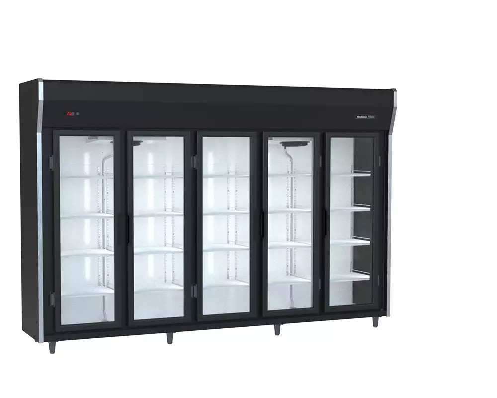 REFRIGERADOR EXPOSITOR VERTICAL 5 PORTAS FRIOS E LATICÍNIOS PORTA VIDRO LED FRIO - VENANCIO
