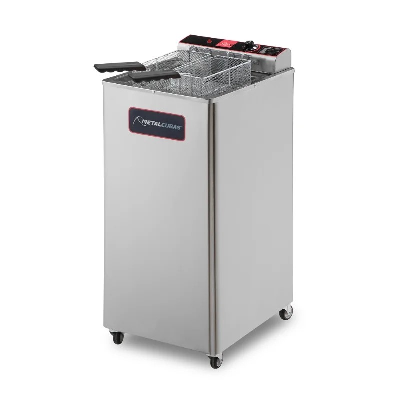 Fritador Elétrico pedestal água/óleo 5.500W - 18 litros - GFAO 18P- METALCUBAS