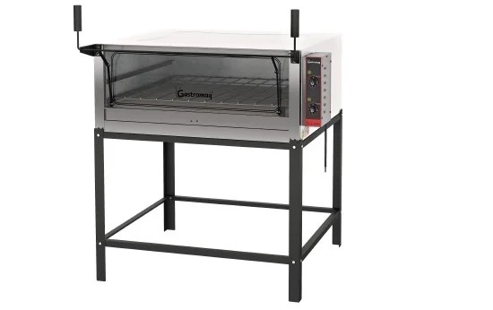 Forno de Lastro Elétrico Inox 95 x 95 porta guilhotina - GASTROMAQ