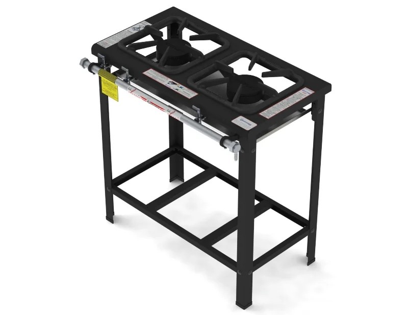 Fogão 2 Bocas simples em linha grelha 30 x 30 perfil 7 - FG 32 LS - G PANIZ