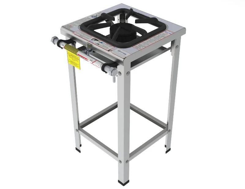 Fogão 1 boca simples grelha 30 x 30 perfil 7 INOX - FGI 31 LS - G PANIZ