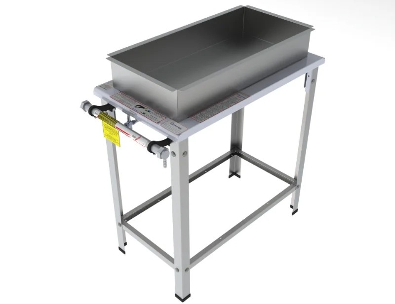 Módulo Banho Maria p/ fogão 30 x 30 30 x 30 perfil 7 INOX - FGI 30 BM -  G PANIZ
