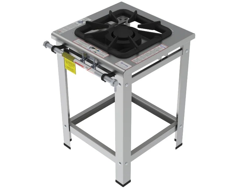 Fogão 1 Boca Dupla grelha 40 x 40 perfil 10 INOX - FGI 41 LD - G PANIZ