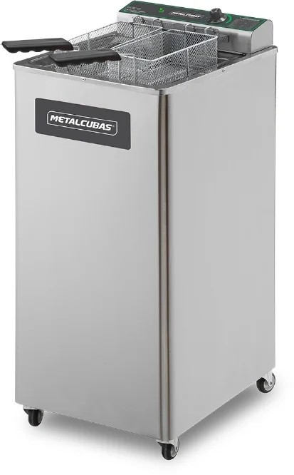 Fritador Elétrico pedestal somente óleo 15 litros - FOE 15 P-  METALCUBAS