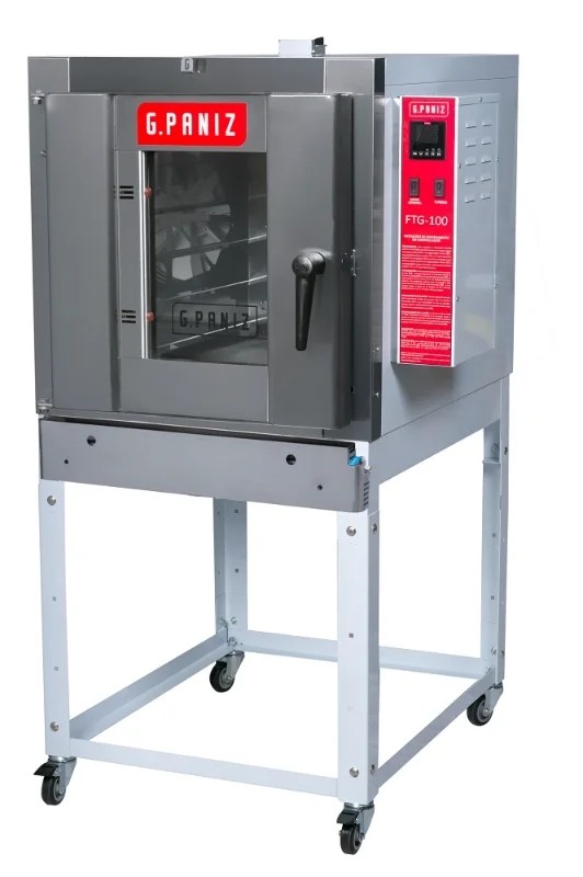 Forno Turbo Gás 5 esteiras 40 x 60 total inox BIVOLT - G PANIZ