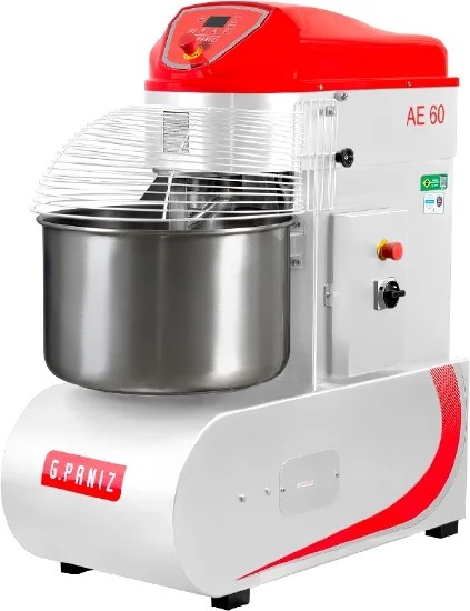 Amassadeira Espiral 60 kg de massa trifásica 1 velocidades epóxi - G PANIZ