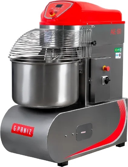 Amassadeira Espiral 60 kg de massa trifásica 1 velocidades inox - G PANIZ